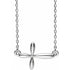 14k-white-sideways-cross-16-18"-necklace