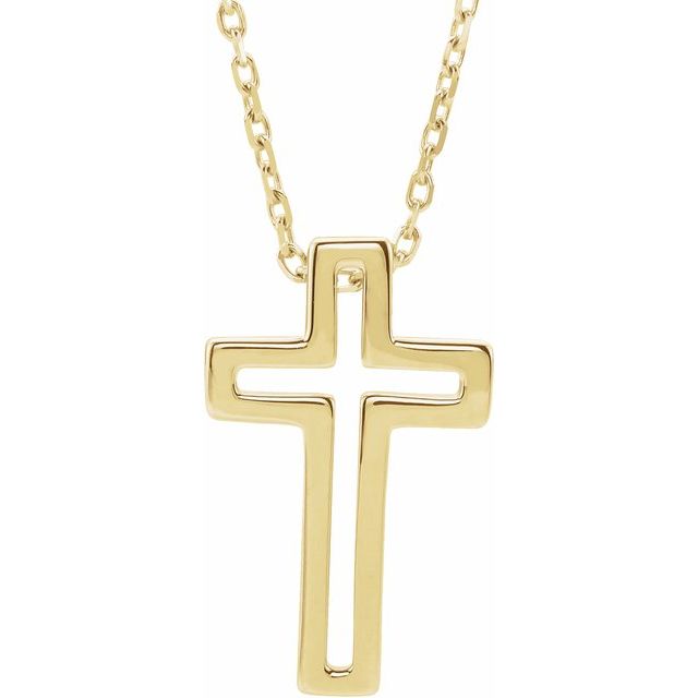 14k-white-open-cross-pendant