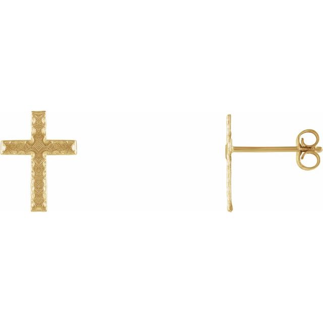 14k-yellow--cross-earrings