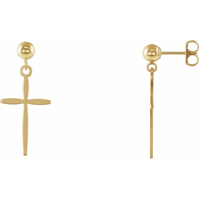14k-yellow-cross-earrings