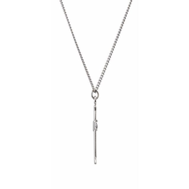 sterling-silver--cross-18"-necklace
