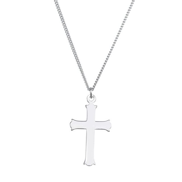 sterling-silver--cross-18"-necklace