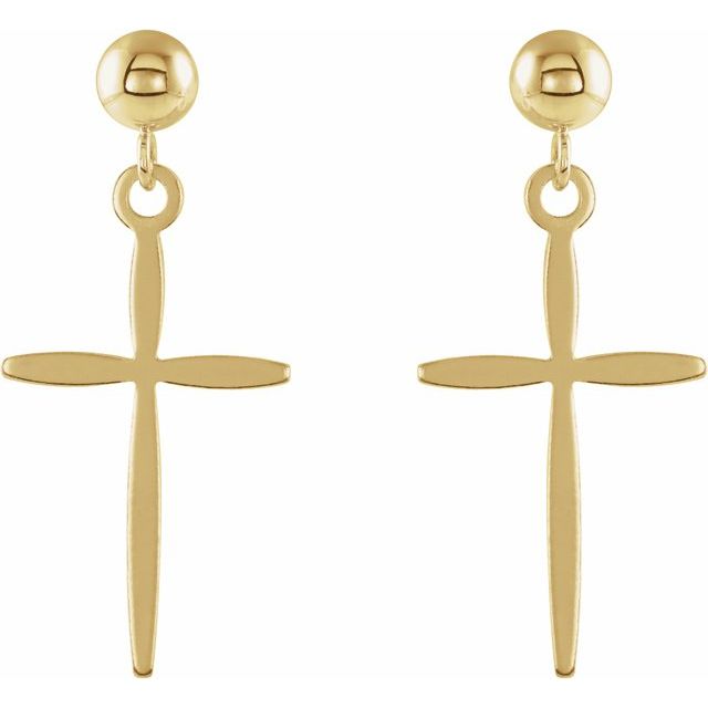 14k-yellow-cross-earrings
