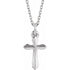 14k-white-cross-18"-necklace