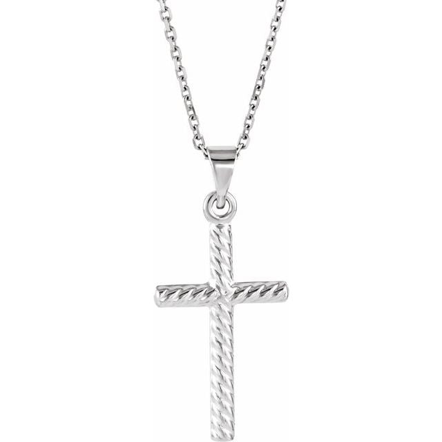 sterling-silver-rope-cross-18"-necklace