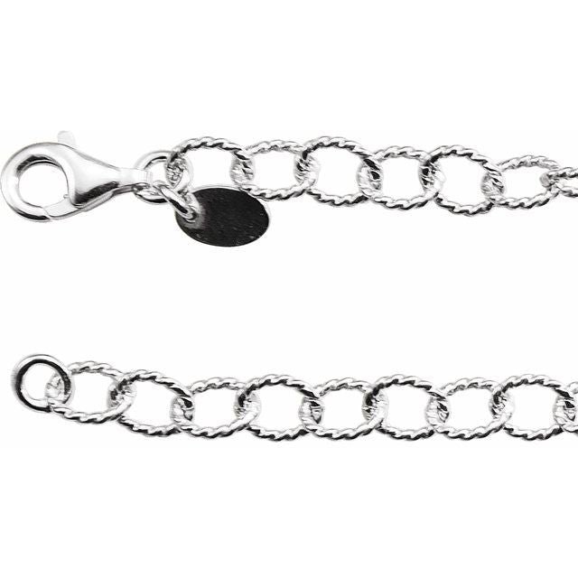 sterling-silver--knurled-cable-16"-chain