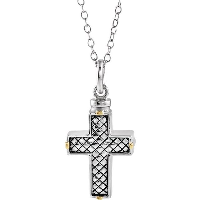 sterling-silver-woven-cross-ash-holder-18"-necklace