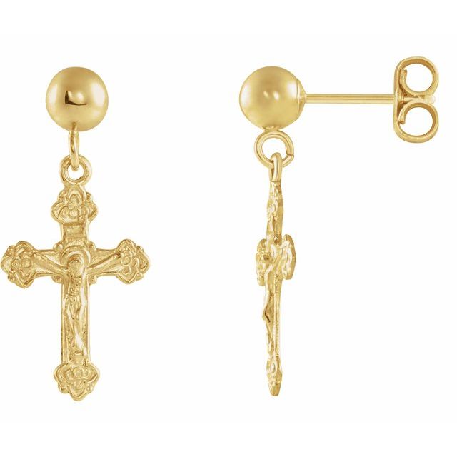 14k-yellow--crucifix-earrings