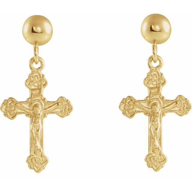 14k-yellow--crucifix-earrings