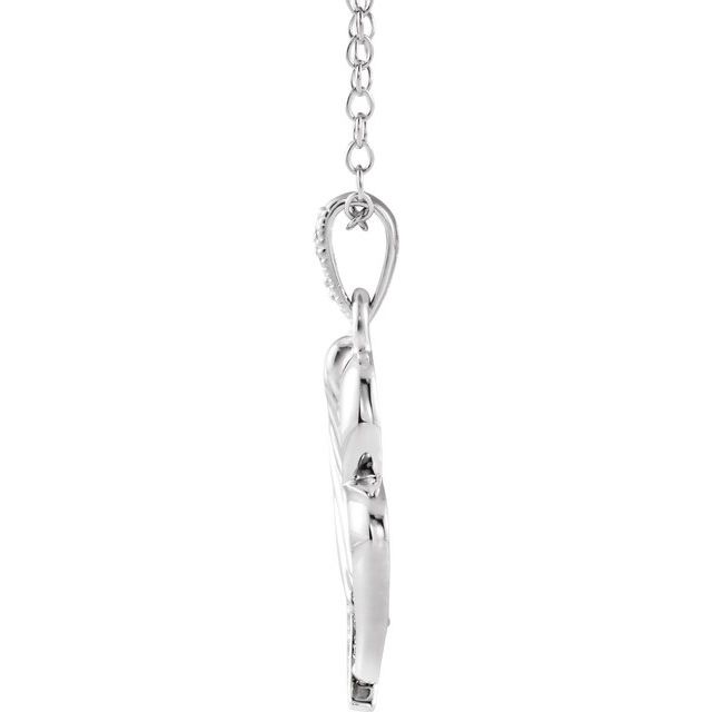 sterling-silver-imitation-white-cubic-zirconia-the-broken-wing-18"-necklace