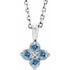 sterling-silver-imitation-aquamarine-youth-16-18"-necklace