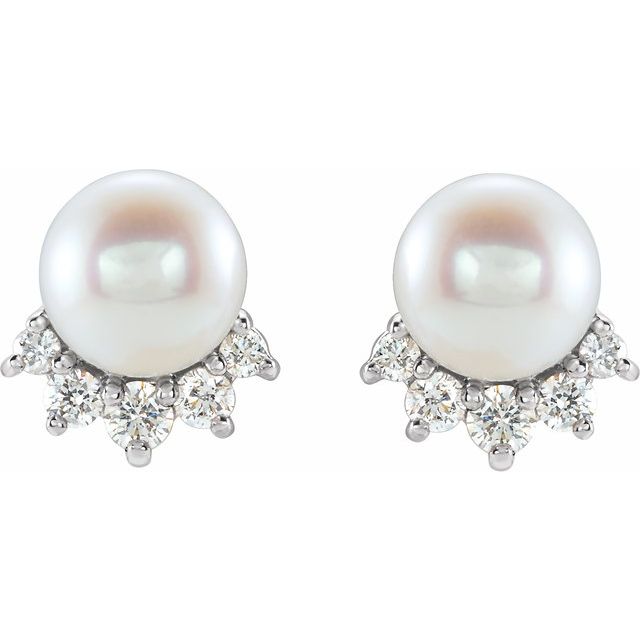 14k-white-cultured-white-freshwater-cultured-pearl-&-.08-ctw-natural-diamond-earrings