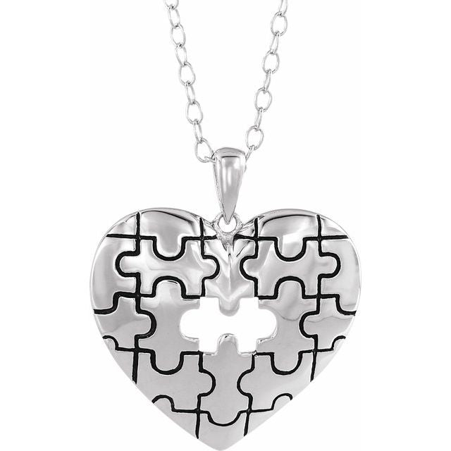 sterling-silver-a-piece-of-my-heart-18"-necklace