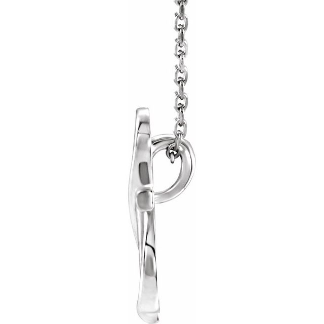 14k-white-cross-16-18"-necklace