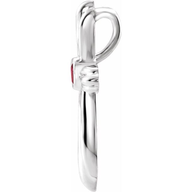 14k-white-natural-mozambique-garnet-cross-pendant