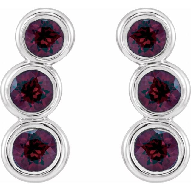 14k-white-natural-mozambique-garnet-ear-climbers