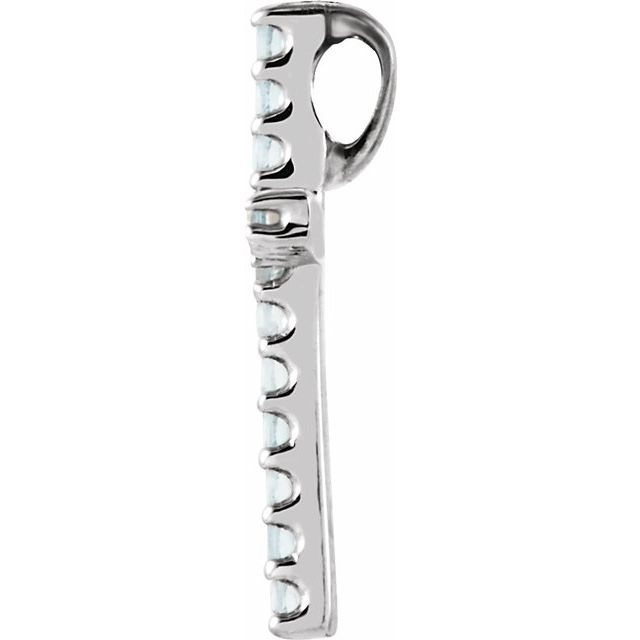 14k-white-natural-aquamarine-petite-cross-pendant