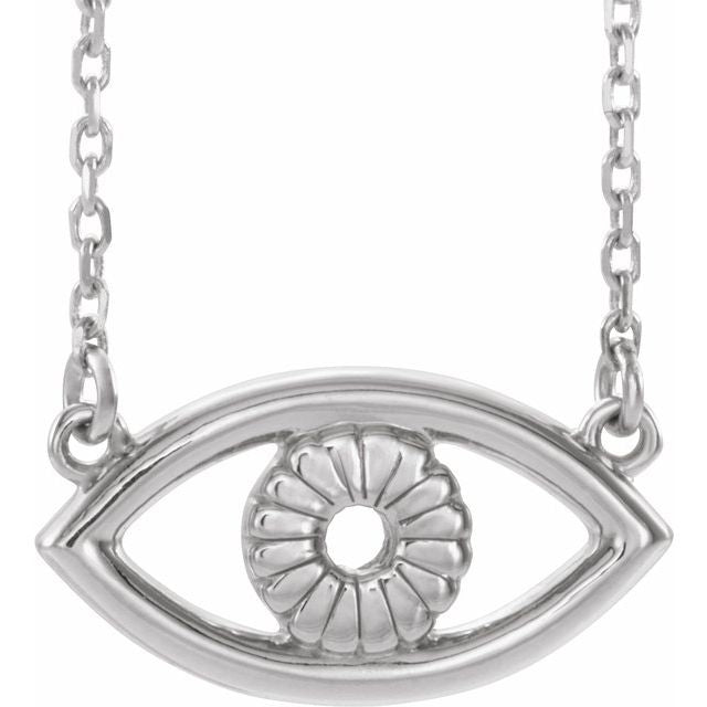 14k-white-evil-eye-16"-necklace
