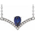14k-white-lab-grown-blue-sapphire-&-.06-ctw-diamond-16"-necklace
