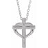 14k-white-youth-cross-with-heart-15"-necklace