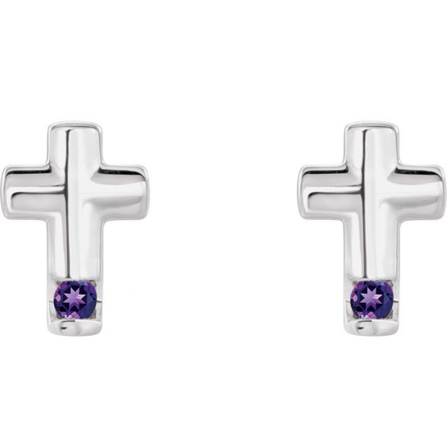 sterling-silver-natural-amethyst-cross-earrings