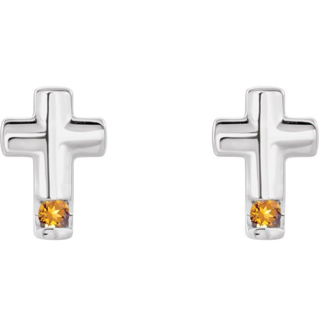 sterling-silver-natural-citrine-cross-earrings
