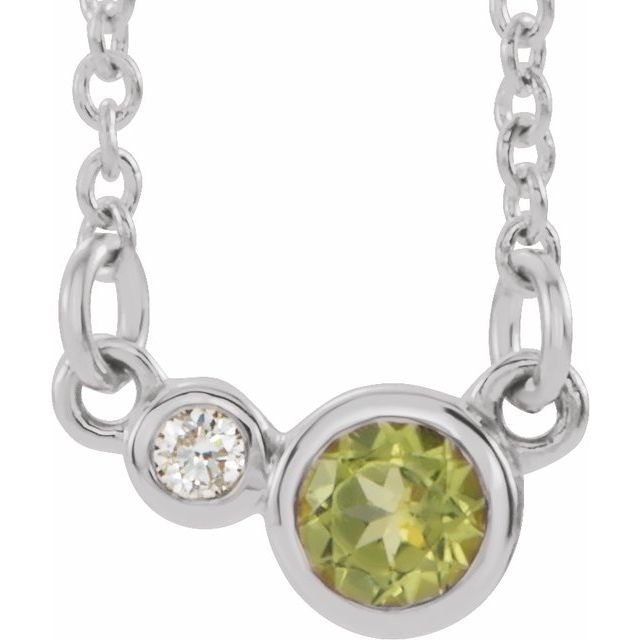 14k-white-natural-peridot-&-.02-ctw-natural-diamond-16"-necklace