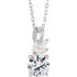 14k-white-natural-white-sapphire-&-1/10-ctw-natural-diamond-16-18"-necklace