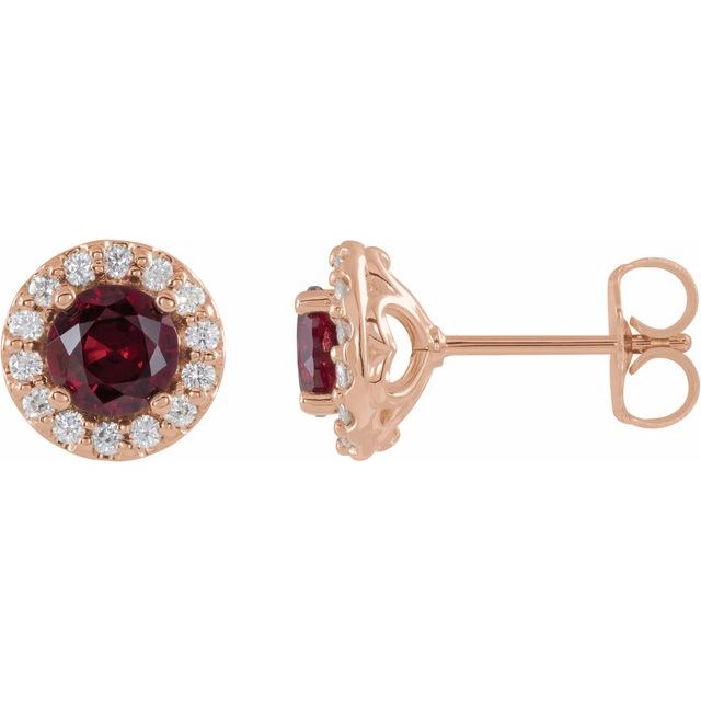 14K Yellow Gold|Natural Emerald|4 mm