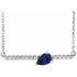 sterling-silver-lab-grown-blue-sapphire-&-1/10-ctw-natural-diamond-16"-necklace