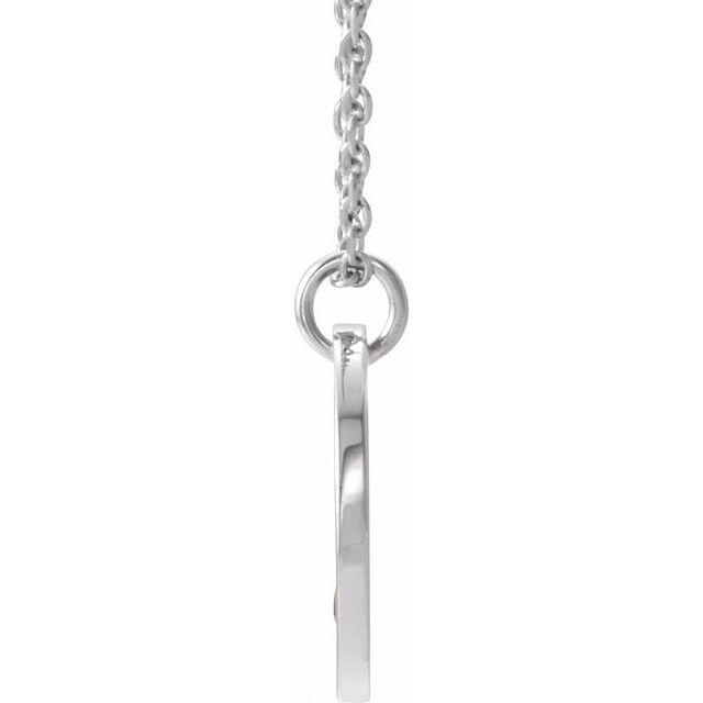 sterling-silver-imitation-blue-sapphire-pierced-cross-disc-16-18"-necklace