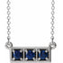 14k-white-lab-grown-blue-sapphire-three-stone-bar-16-18"-necklace