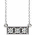 14k-white-1/4-ctw-natural-diamond-three-stone-bar-16-18"-necklace
