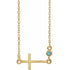 14k-yellow-natural-aquamarine-sideways-cross-16-18"-necklace