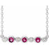 14k-white-natural-pink-tourmaline-&-.08-ctw-natural-diamond-bezel-set-16-18"-necklace