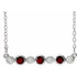 14k-white-natural-mozambique-garnet-&-.08-ctw-natural-diamond-bezel-set-16-18"-necklace