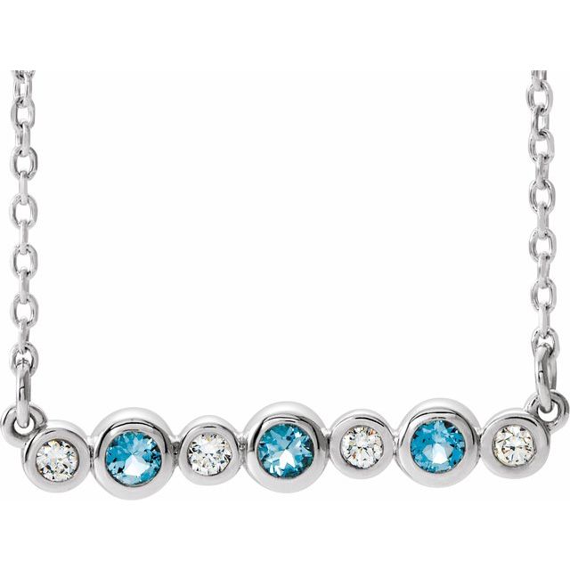14k-white-natural-aquamarine-&-.08-ctw-natural-diamond-bezel-set-16-18"-necklace