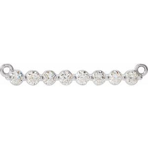 Diamond Accented Bar Necklace