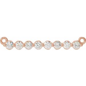 Diamond Accented Bar Necklace
