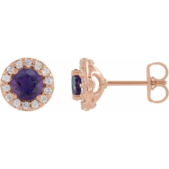14K Yellow Gold|Natural Emerald|4 mm