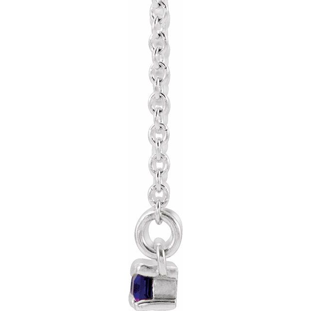 14k-white-natural-amethyst-&-1/6-ctw-natural-diamond-bar-16-18"-necklace