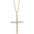 14k-yellow-1-ctw-lab-grown-diamond-cross-18"-necklace