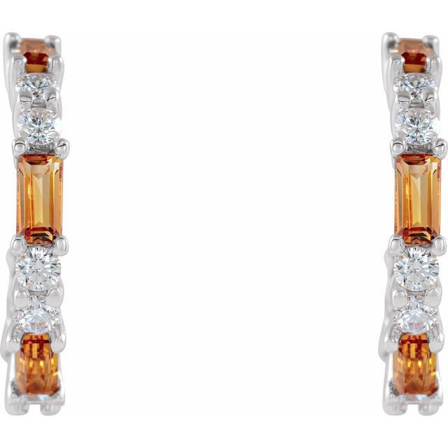 14k-white-natural-citrine-&-1/2-ctw-natural-diamond--hoop-earrings