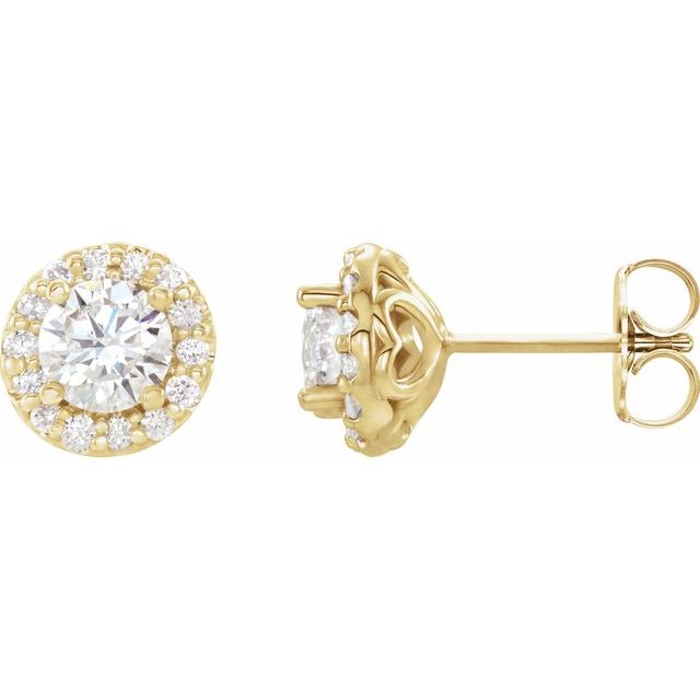 14K Yellow Gold|Natural Emerald|4 mm