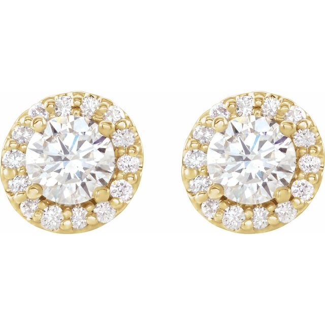 14K Yellow Gold|Natural Emerald|4 mm