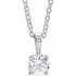 sterling-silver--imitation-white-sapphire-16-18"-necklace