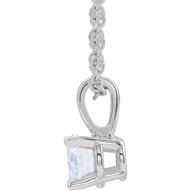 sterling-silver--imitation-white-sapphire-16-18"-necklace