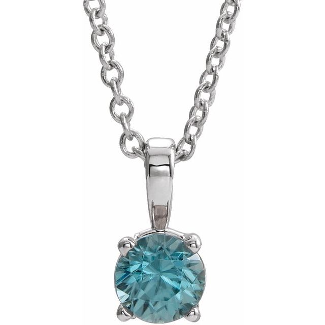 14k-white--natural-blue-zircon-16-18"-necklace