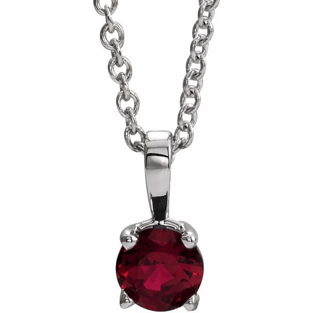 14k-white--natural-ruby-16-18"-necklace