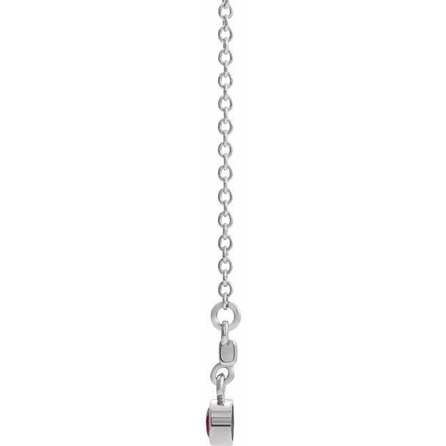 14k-white-lab-grown-ruby-bezel-set-bar-16"-necklace